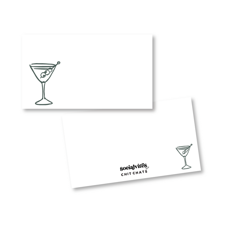 Martini Chit Chat Mini Notecard