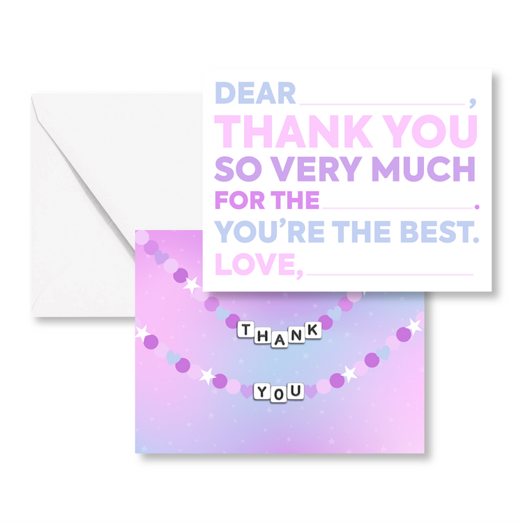 Swiftie Lover Fill In The Blank Thank You Cards