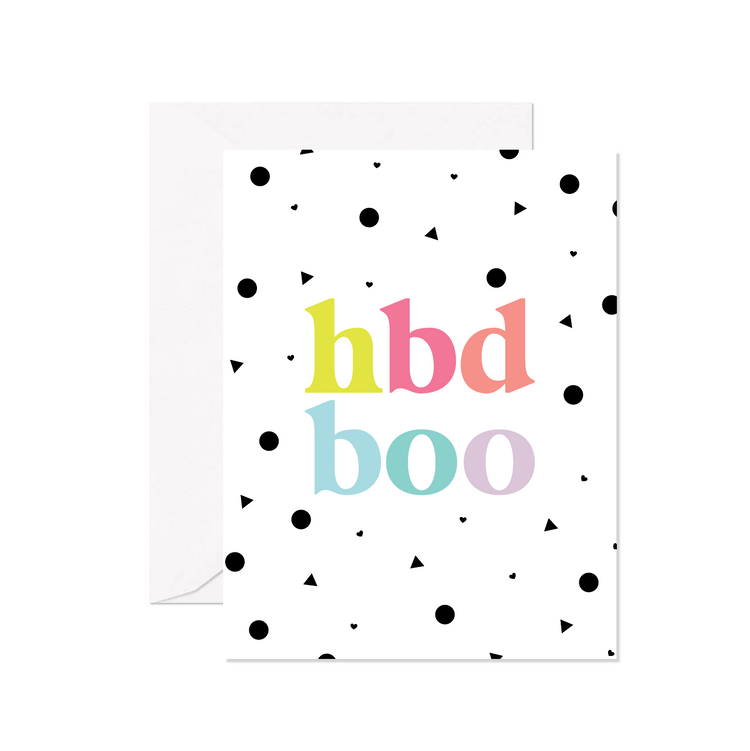 HBD Boo Greeting Card