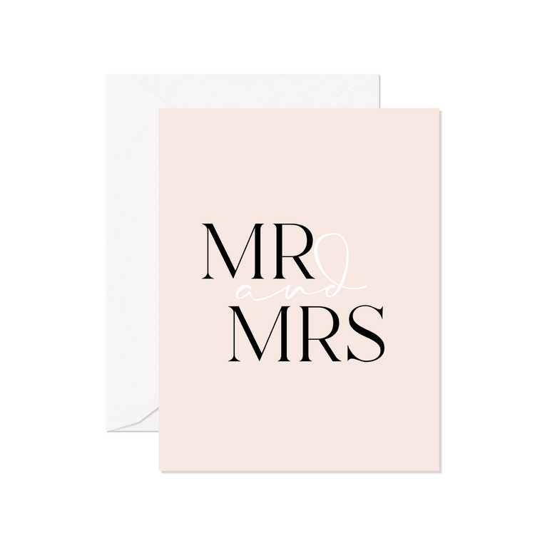 Mr And Mrs Greeting Card