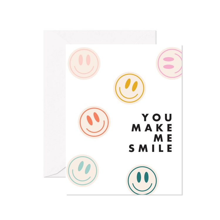You Make Me Smile Greeting Card