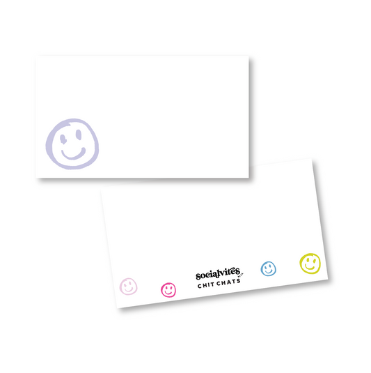 Smiley Happy Chit Chat Mini Notecard