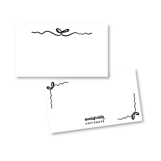 Bow Chit Chat Mini Notecard