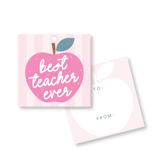 Best Teacher Ever Gift Tags