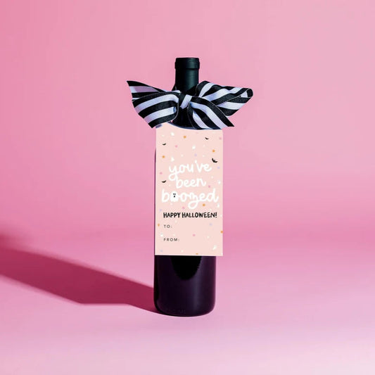 You've Been Boozed Wine Tag and Ribbon