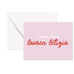 A Note From Personalized Note Cards